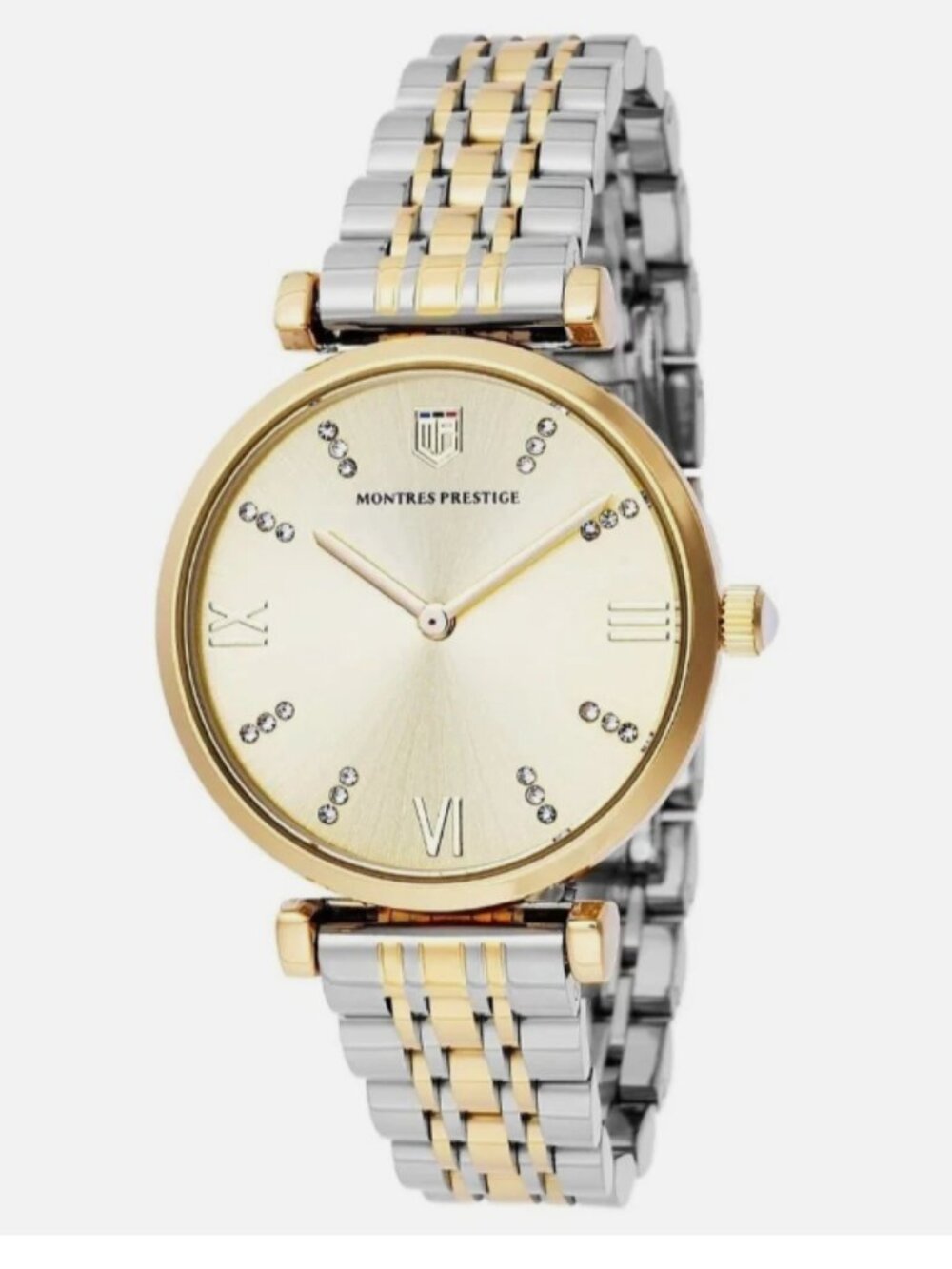 Invicta Prestige MPW-0010 Unisex‎ Watch Two Tone Gold Silver 32mm New